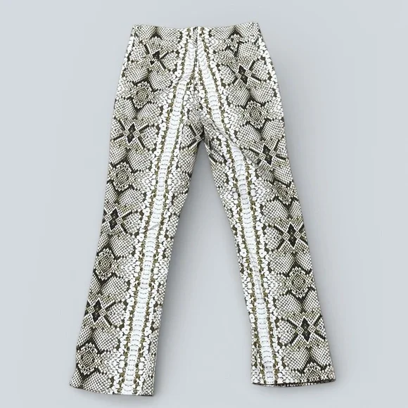J. Crew Snakeskin Kickout Crop Pant - Picture 3 of 7
